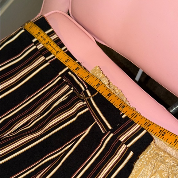 Bundle Striped Black and White mini Skirt with Belt and yellow mini skirt - Picture 7 of 7